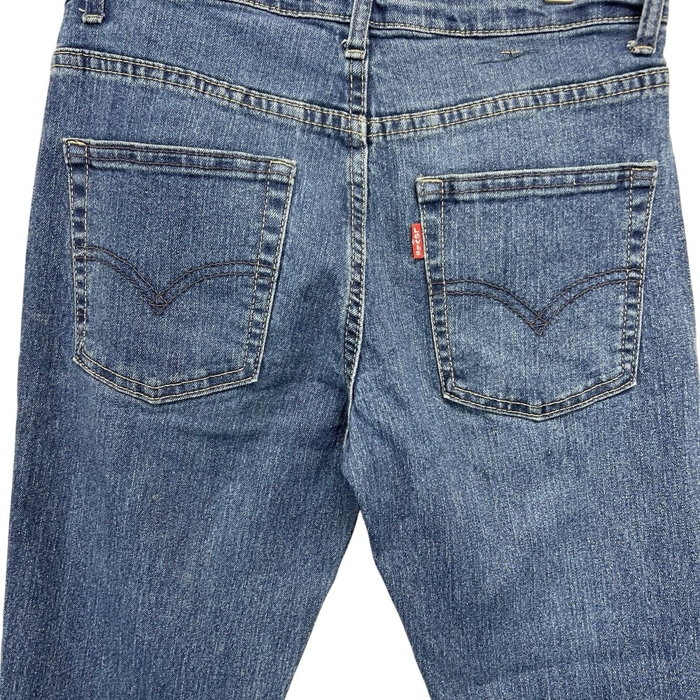 Levi's 511 Slim Jeans Kids Size 12 Reg Blue Medium Wash Adjustable Waist Stretch